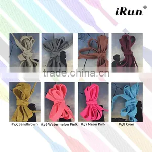 10mm Fat Bootlaces Shoe Laces For Trainers Sneakers Colours~10mm Width Flat Sports Shoelaces~NO MOQ~57 Colors~Accept Custom thumbnail-4