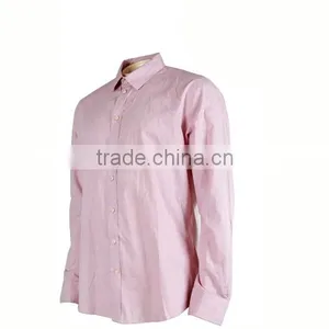 Slim Fit Hit Color Classic Grid Oxford Men Long Sleeve Casual Shirt thumbnail-2