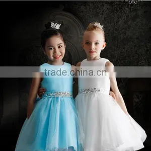 2016 New Girl Wedding Dress Formal Dress For Flower Girl Top Grade Kids Clothes GD90427-3 thumbnail-2