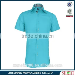 New Fashion Design Man's Slim Fit Short Sleeve Shirts thumbnail-1