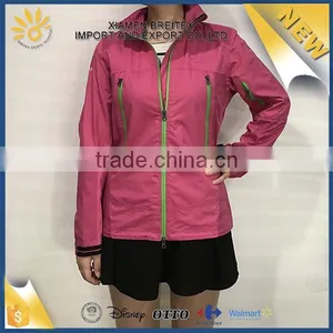 Good Quality Custom Women Wholesale Windbreaker Jackets thumbnail-1