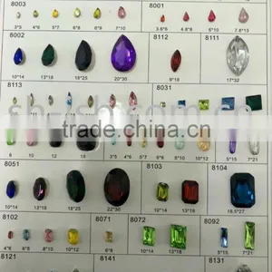 Special Shaped Resin Stone,artificial Teardrop Resin Stone, Point Back Resin Stones thumbnail-6