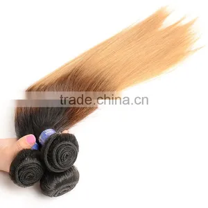 1B/4/27 Peruvian Hair Weaves Wavy Blonde Silky Straight Ombre Hair Extension Peruvian Human Hair Bundles thumbnail-6