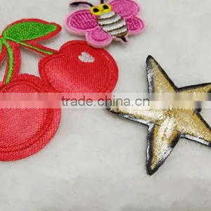Custom Cheap Embroidery Patch Cute Cartoon Badges for Garments thumbnail-3