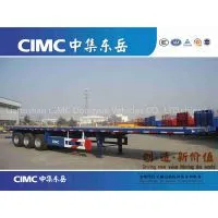 Cimc Direct Manufacture Flatbed Semi Trailer Stake Semi Trailer thumbnail-1