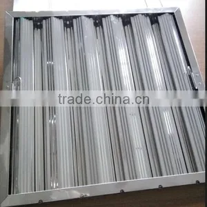 Stainless Steel Kitchen Range Hood Commercial Baffle Filter thumbnail-1