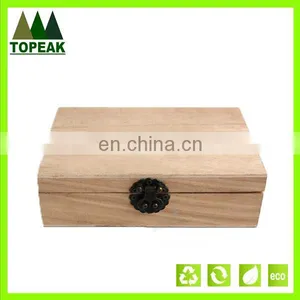 High Quality Custom Logo Printing Wooden Bark Box Packaging Box thumbnail-3