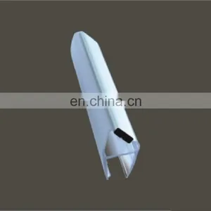 PVC Magnetic Shower Door Seal for 90 and 180 Degree Arc Shaped Glass Doors thumbnail-1