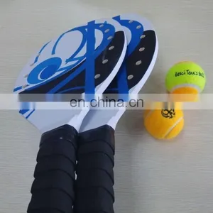 Plywood or MDF Material Outdoor Wood Beach Tennis Racket thumbnail-2