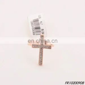 Dainty Crystal Ring Engagement Ring Gold Ring thumbnail-3