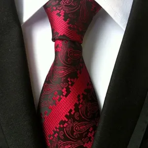 Pink Classic Strips Mens Jacquard Neckties Weave Double-brushed thumbnail-1
