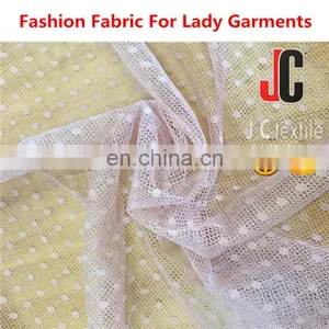 JC-K61943C Wholesale Textile Nylon Stretch Jacquard Mesh Fabric thumbnail-1