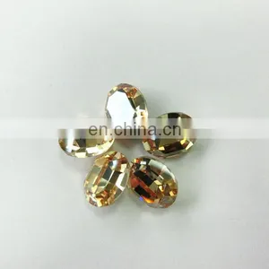Oval Crystal Fancy Stone Machine Cut Point With the Real Silver thumbnail-5