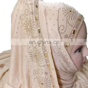 Caramel Beige Color Casual Party Wear Stoles Scarf Hijab 2017 / Party Wear Scarf Stoles Scarves (scarves Scarf Stoles Hijab) thumbnail-5