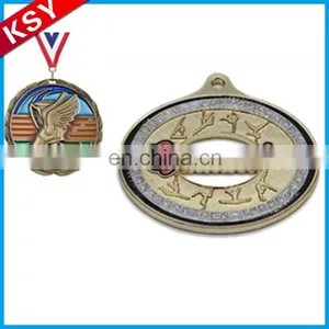 China Supplier Factory Promotion Price Engraving Round Gold Souvenir Enamel Medal thumbnail-4