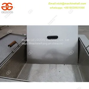 Best 2 Tanks French Fries Frying Machine Suppliers/Industrial Double Basket French Fries Fryer/French Fries Fryer thumbnail-2