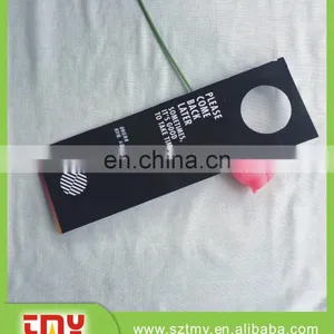 Custom Printing Plastic Hanger Hotel Room Door Plastic Hanger thumbnail-3