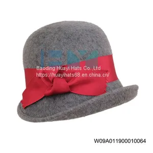 Cloche Hat, WOOL FELT HATS thumbnail-1