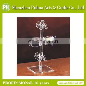 Cheap Perspex Plastic Display Stand, 3-Tier Acrylic Display, Acrylic Display For Sunglass thumbnail-1