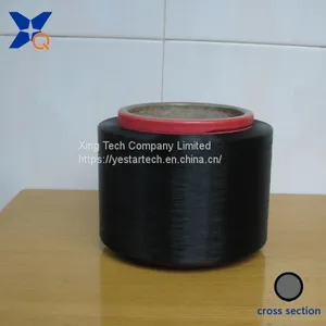 Black Carbon Inside Conductive Nylon Fiber Filaments 40D/3F for Anti-Static Yarn/ESD Fabric/dust-free Plant Gloves-XTAA250 thumbnail-2
