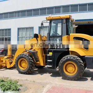 1.5ton Mini Front End Wheel Loader With Wood Splitter thumbnail-3