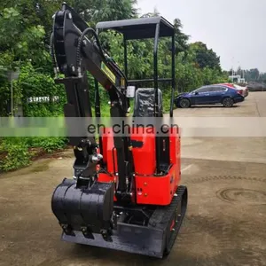 New Design Cheap Price 1 Ton Mini Crawler Excavator for Sale thumbnail-4