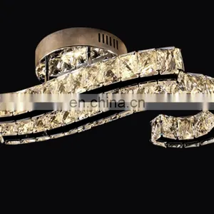 Wholesale Luxury Contemporary Modern LED Crystal Lighting Ceiling Light Chandelier thumbnail-3