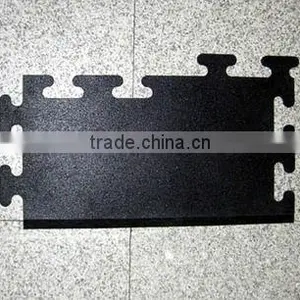 Gym Flooring/ Weightroom Flooring/ Health Club Flooring/ Interlocking Flooring(EN1177 Certificate) thumbnail-1