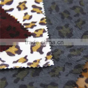 Printed Soft Velvet Upholstery Fabric thumbnail-2