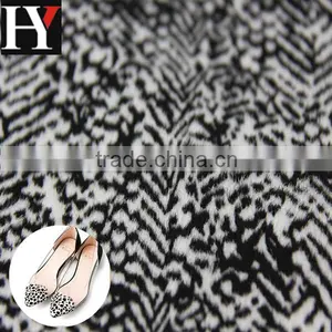 2015 Good Quality Pu Horse Hair Shoes Fabric thumbnail-1