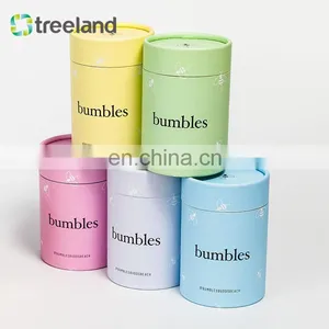 Colored Logo Honey Spoons Paper Tube Cardboard Tube Cylinder Boxes thumbnail-2