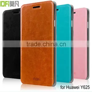 MOFi RUI Series Smart Phone PU Leather Flip Cover for Huawei Y625, TPU Material Back Cover for Huawei Y625 thumbnail-1