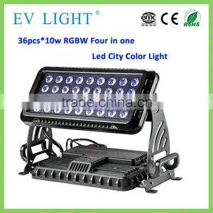High Efficiency IP65 Waterproof 36pcs*10w Rgbwa-uv 6 in 1 Led City Color Wash Light thumbnail-2
