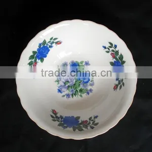 Moroccan Ceramic Bowl, Restaurant Porcelain Soup Bowls, Eco Friendly Ceramic Soup Bowl thumbnail-1