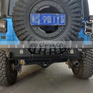Aluminum Rear Bumper Protector Accessories for Jeep Wrangler JK 2007 Accessories thumbnail-4
