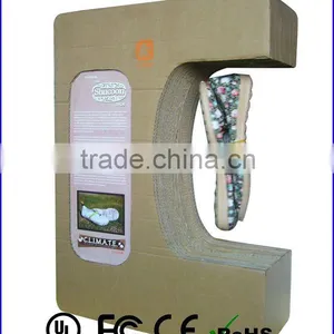 Auto Spinning and Floating Shoes Display Made From Kraft thumbnail-1