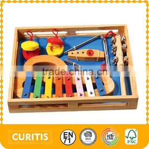 Kids Educational Toys Wooden Handmade Toys Wood Learning Toy Names of Musical Instruments Import Whole Musical Instruments Sets thumbnail-1