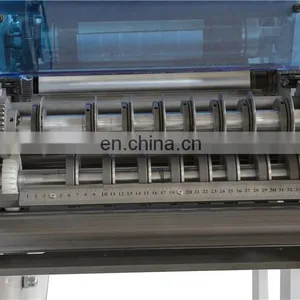 USK320 Roll to Roll Automatic Self Adhesive Blank Barcode Sticker Rotary Kiss Die Cutter Slitter Rewinder Machine thumbnail-3