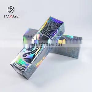 2020 New Design Eco-friendly Inkless Safety-No VOCs Optical Holographic Packaging Boxes for Wine and Cosmetics thumbnail-1