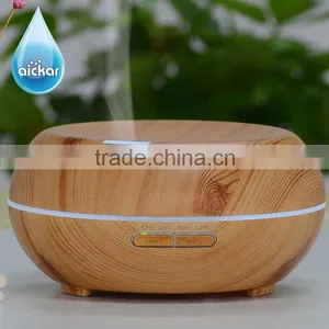 200ml Wood Grain Essential Oil Diffuser for Aromatherapy Mini Ultrasonic Cool Mist Aroma Supersonic Humidifier AN-0429 thumbnail-1