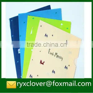 Colorful Sheet Protector L Shape Plastic File Sleeve Quality Choice thumbnail-4
