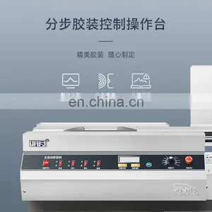 SPB-55HA4 Glue Book Binding Machine With Price Electranical Temperature Control Used Perfect Binder, thumbnail-5