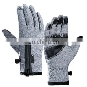 Breathable Full Finger Gel Pad Touch Screen Sport Motorcycle Riding Bike Bicycle Cycling Gloves thumbnail-1