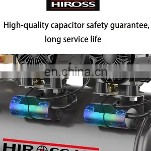 Hiross Piston Air Compressor for Car Workshop/Garage/car 4S Shop Air Compressor for Car thumbnail-3