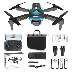 New F187 Drone 4K Dual Camera Wifi Fpv Obstacle Avoidance Optical Mini Quadcopter rc Helicopter thumbnail-1