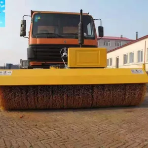Skid Steer Loader Attachments Road Sweeper Made in China Skid Loader Road Sweeper thumbnail-4