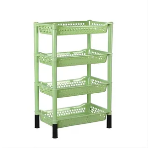China Custom Plastic Injection Molding Home Kitchen Bathroom Multi Tiers Storage Rack Shelf Mould thumbnail-4