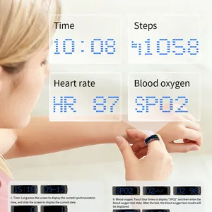 Mart Ring With Heart Rate Blood Oxygen Step Counting Sleep Monitoring and Body Temperature Monitoring Caller ID Information Reminder thumbnail-3