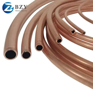 1/2 1/4 3/8 7/8 Inch Air Conditioning Copper Pipe Pancake Coil Copper Tube thumbnail-1