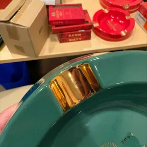 Wholesale Custom Ceramic Ashtray in Different Shapes, Colour and OEM LOGO thumbnail-3